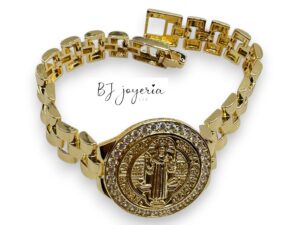 COPPER ROUND ST JUDE BRACELET (0731)