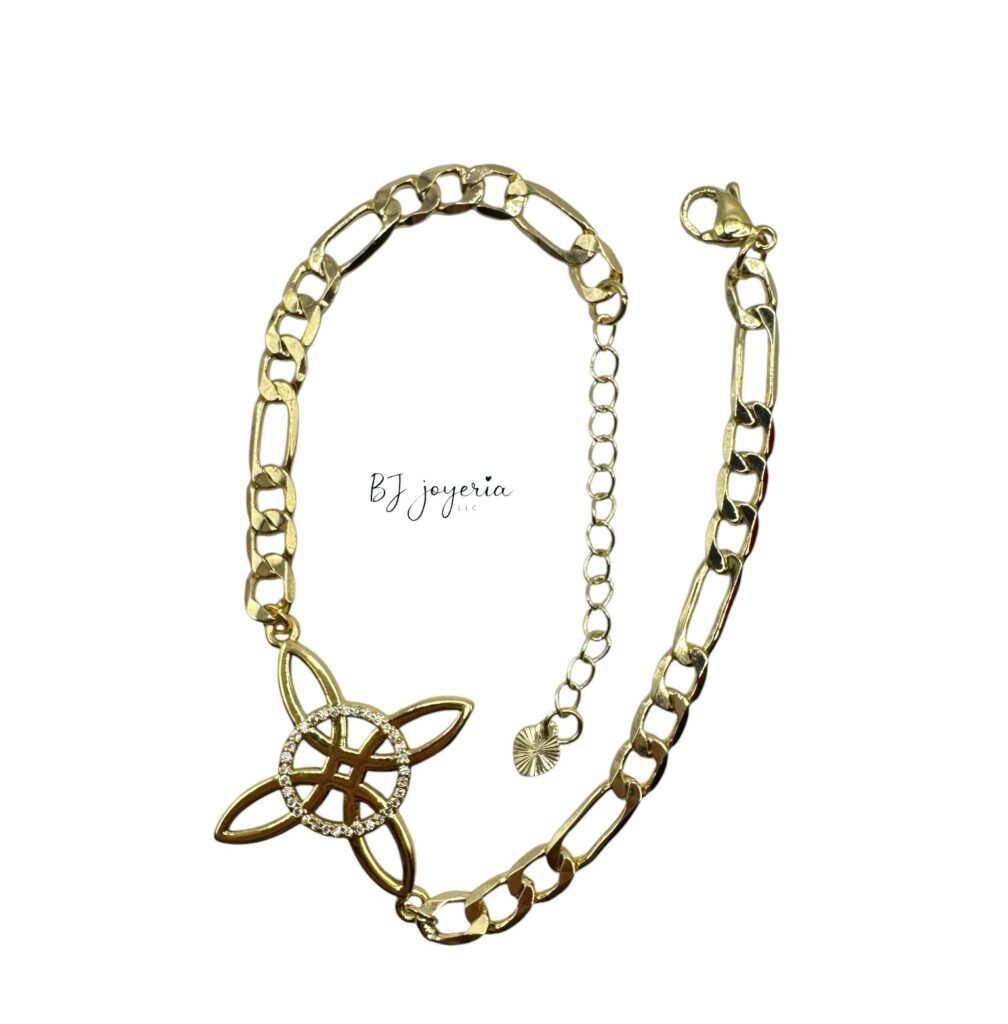 COPPER WITCH'S KNOT FIGARO BRACELET (1004)