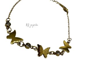 STAINLESS STEEL BUTTERFLY BRACELET (1771)