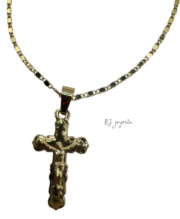 COPPER CHAIN WITH CRUCIFIX PENDANT (1699)