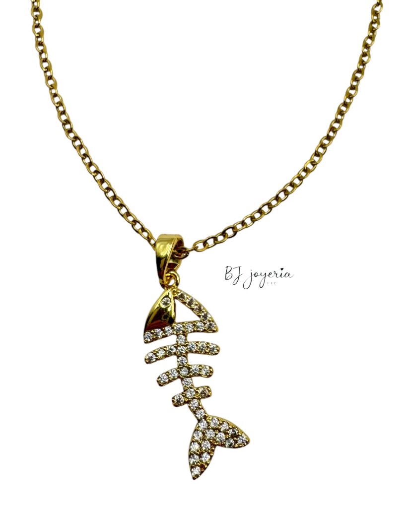 COPPER CHAIN WITH FISH PENDANT (1705)