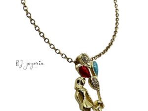 COPPER CHAIN WITH MOM AND DAUGHTER PENDANT (1760