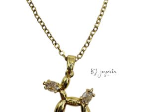 COPPER CHAIN WITH BALLOON DOG PENDANT