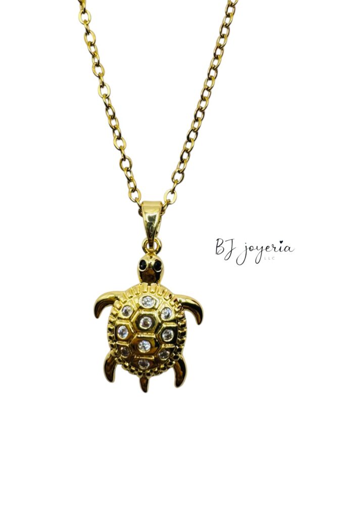 COPPER CHAIN WITH TURTLE PENDANT (1762)