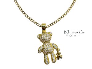 COPPER CHAIN WITH TEDDDY BEAR PENDANT (1757)