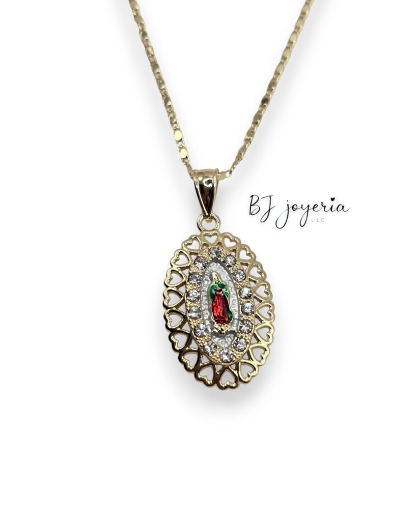 COPPER VIRGIN PENDANT WITH CHAIN (0954)
