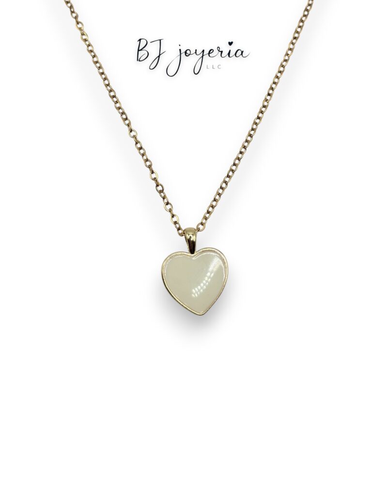 COPPER HEART PENDANT AND CHAIN (0271)