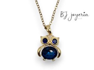 COPPER OWL PENDANT AND CHAIN (0017)