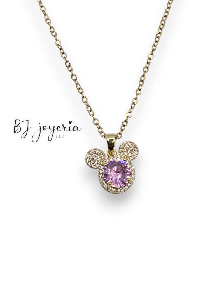 COPPER MOUSE CHAIN AND PENDANT (0005)
