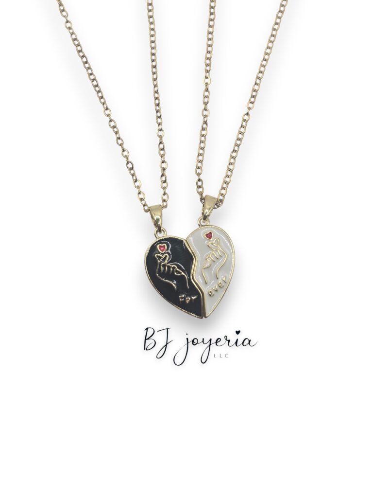 COPPER FRIENDS MATCH PENDANT AND CHAIN (1645)