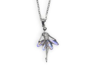 COPPER BALLERINA PENDANT AND CHAIN (0419)