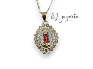 COPPER VIRGIN PENDANT AND CHAIN (0449)