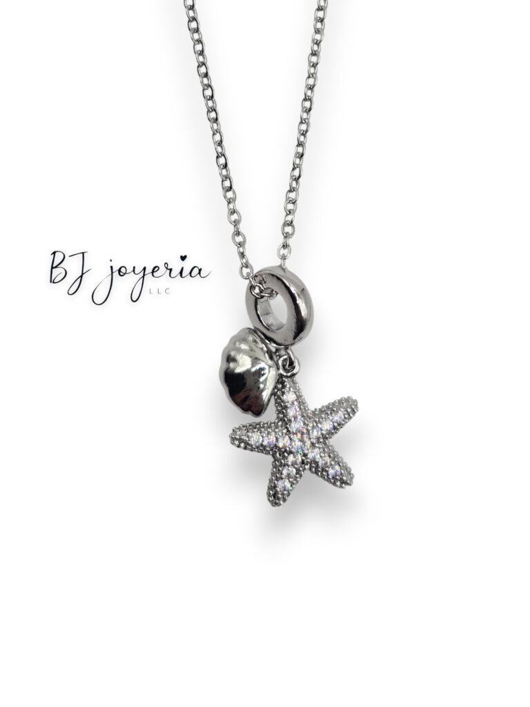 COPPER SEASTAR PENDANT WITH CHAIN (0185)