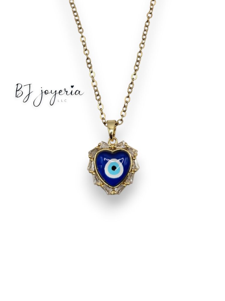 COPPER EYE CHAIN AND PENDANT (0752)