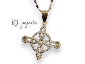 COPPER WITCH KNOT PENDANT AND CHAIN (1106)