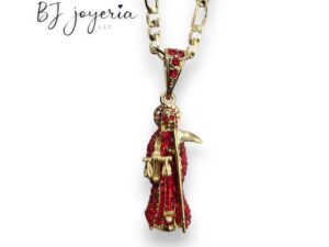 COPPER SANTA PENDANT AND CHAIN (0219)