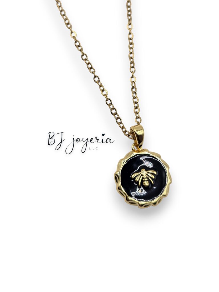 COPPER BEE PENDANT AND CHAIN (0277)