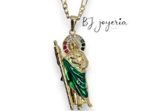 COPPER BIG ST JUDE AND CHAIN (0038)