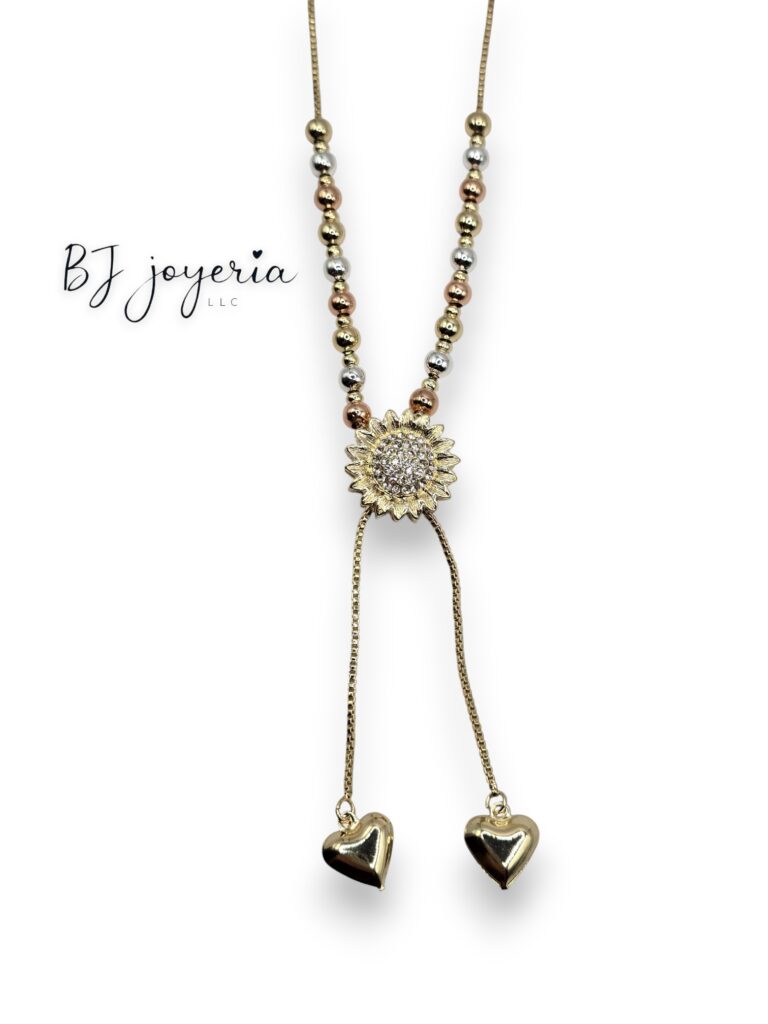COPPER SUNFLOWER CHAIN ADJUSTABLE (0992)