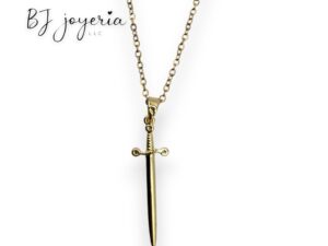 COPPER SWORD PENDANT AND CHAIN (0529)