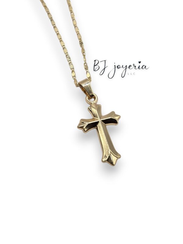 COPPER CHAIN WITH CROSS PENDANT (0054)