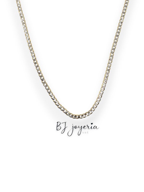 CUBAN SOLID DOUBLE-SIDE CHAIN 20 INCH 14K (1790)