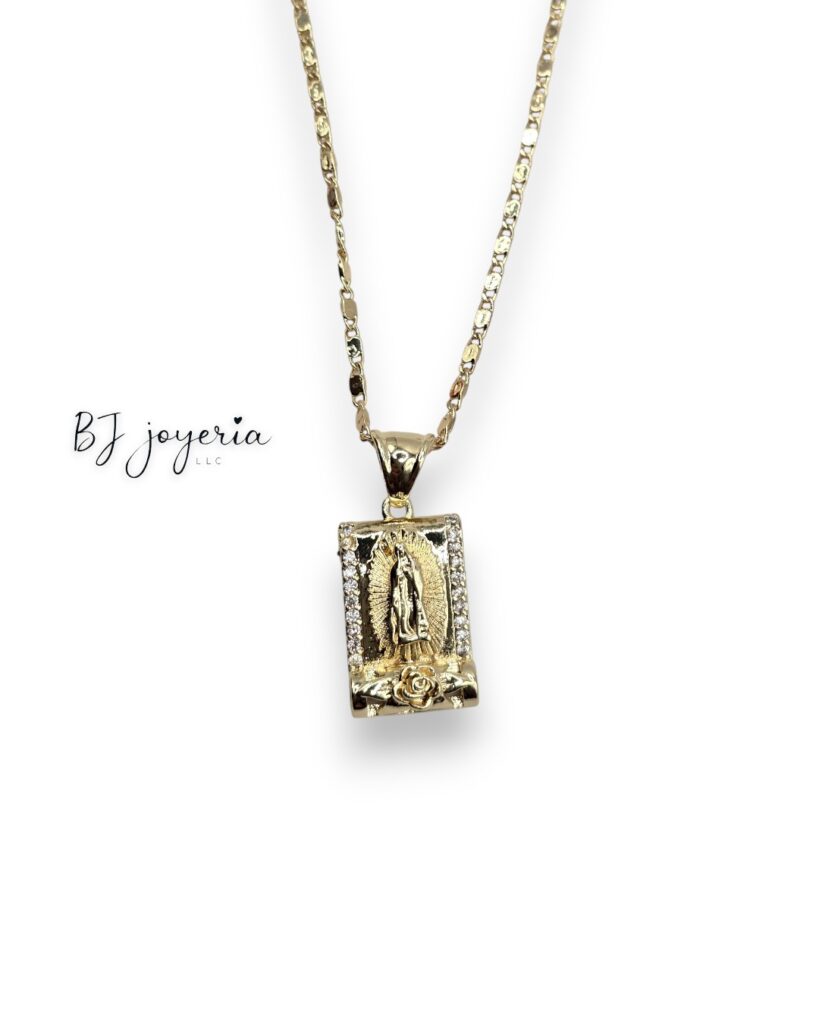 COPPER VIRGIN PENDANT AND CHAIN (1019)