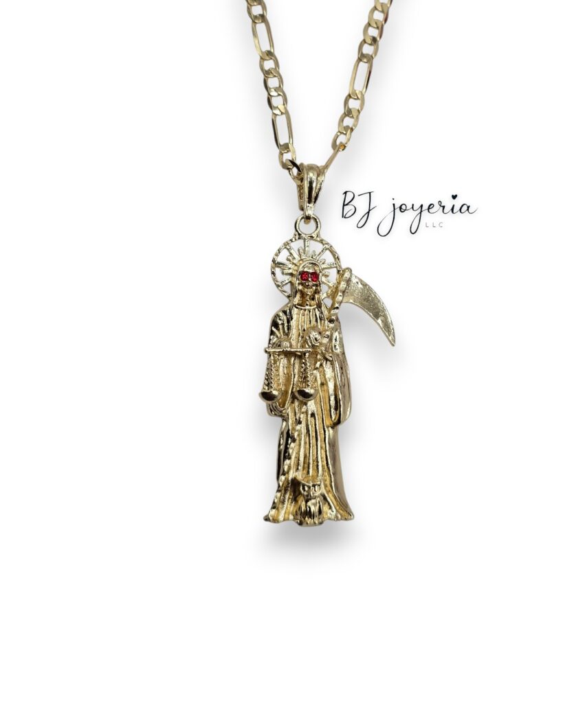 COPPER SANTA AND CHAIN (C020)