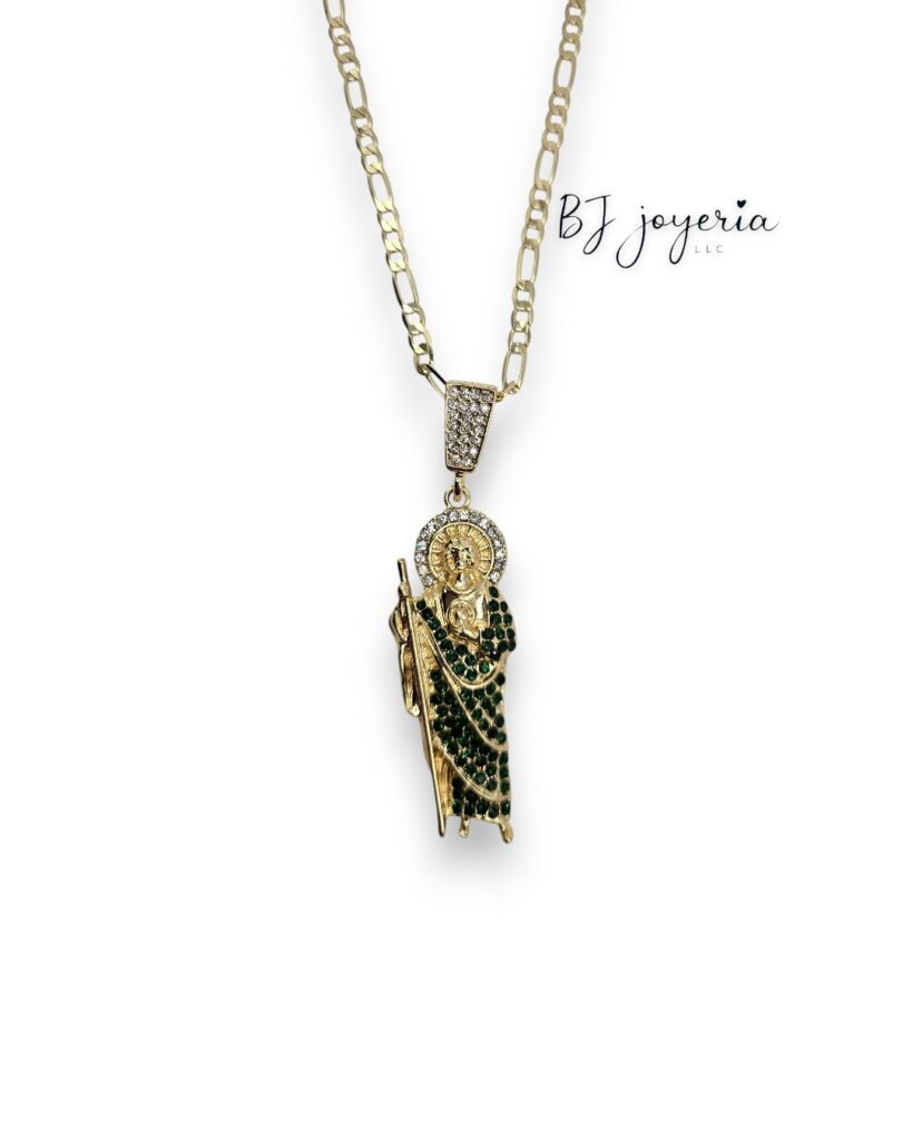 COPPER ST JUDE WITH CHAIN (0947)