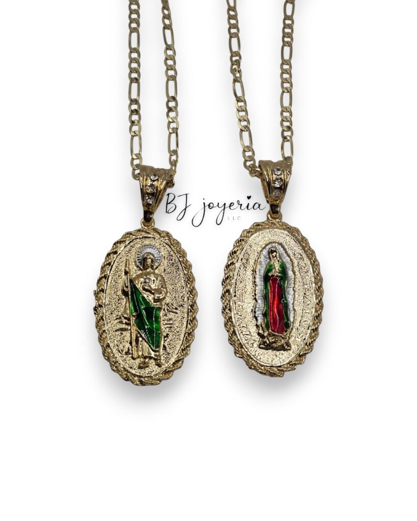 COPPER RELIGIOUS PENDANT WITH CHAIN (0946)