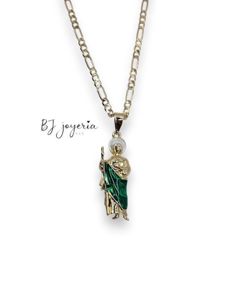 COPPER ST JUDE WITH CHAIN (0943)
