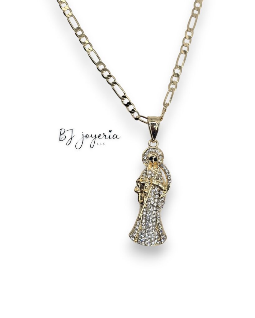 COPPER CHAIN WITH SANTA PENDANT (0965)