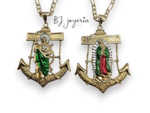 COPPER ANCHOR PENDANT WITH CHAIN (0964)