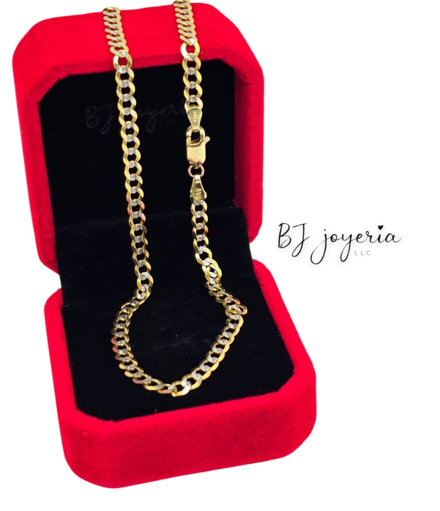 CUBAN SOLID CHAIN 18 INCH 14K (0609)