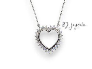 CHAIN WITH HEART BRILLANT PENDANT (0806)