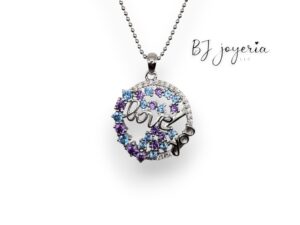 BALL CHAIN WITH LOVE PENDANT (1079)