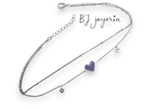 ANKLET WITH HEART 9-10 INCH (0184)