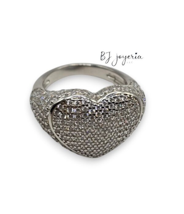 HEART RING (SILVER\925) (0115)