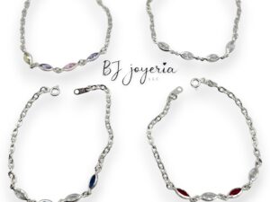 FANCY BRACELET 7 1\2 INCH (SILVER\925) (0501)