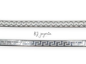 OMEGA BRACELET 7 1\2 INCH (SILVER\925) (0778)