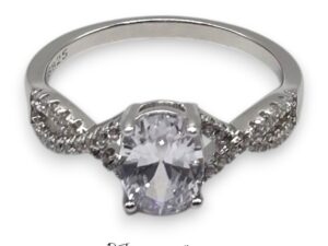 BRILLANT CLEAR RING (SILVER\925) (0553)