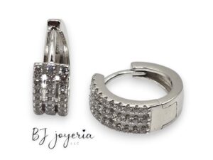 BRILLANT HOOPS (SILVER\925) (0925)