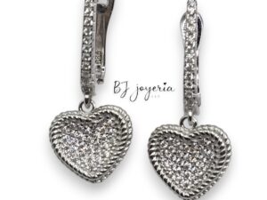HEART EARRINGS (SILVER\925) (0245)