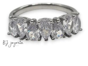 CLEAR DROP RING #8 (SILVER\925) (1871)