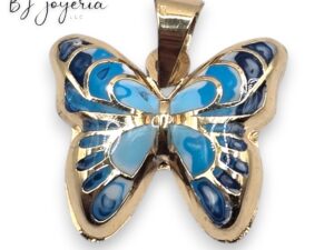 BLUE BUTTERFLY PENDANT (GOLD\14K) (1161)