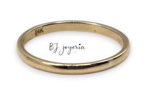 BAND RING # #7 (14K) (0454)