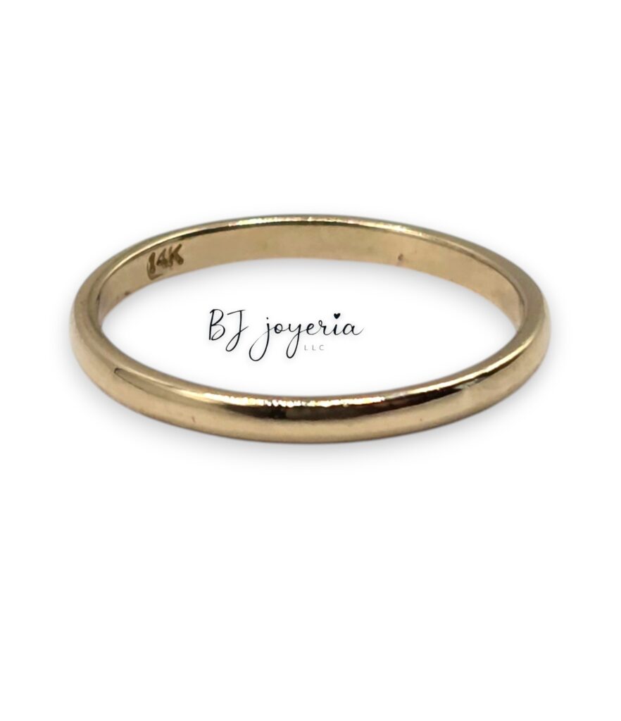 BAND RING #7 (14K) (0454)