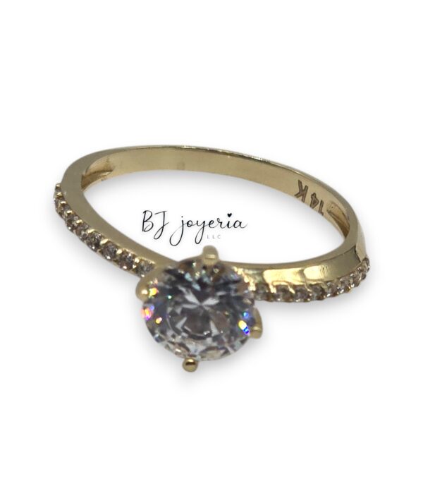 BRILLANT WHITE STONE #7.5 (14K) (1768)