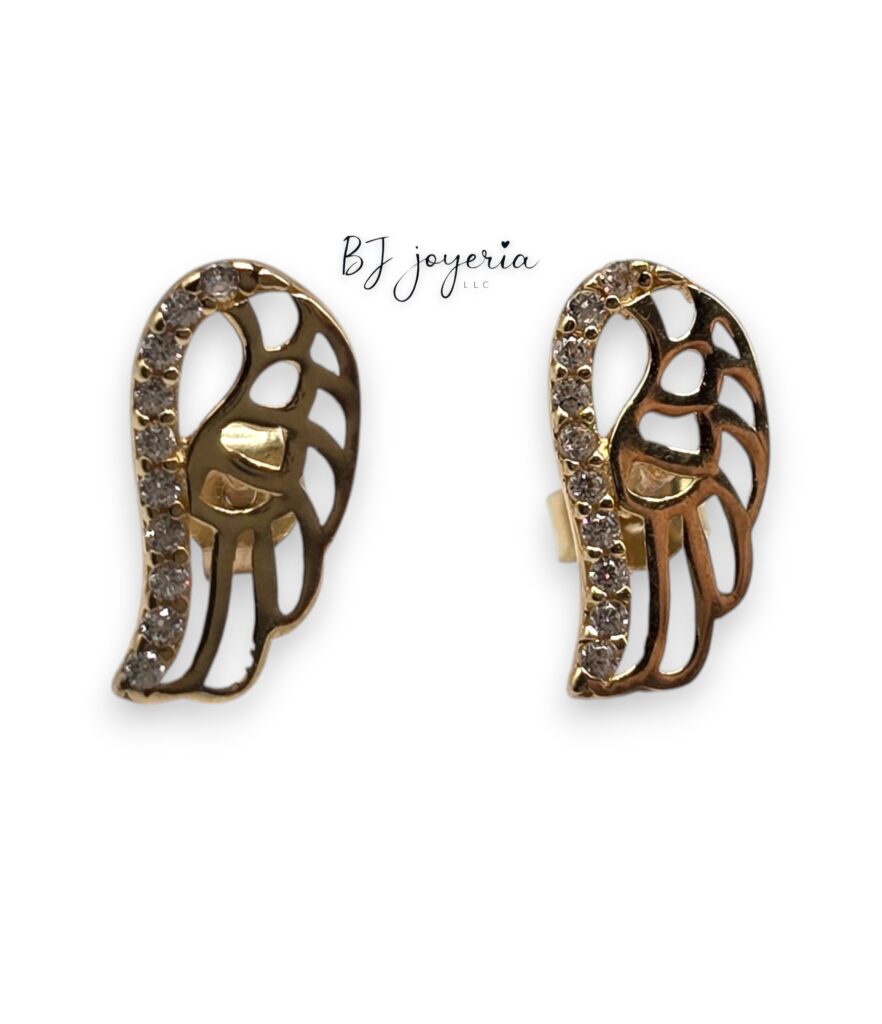 ANGEL WING EARRINGS (14K) (1301)