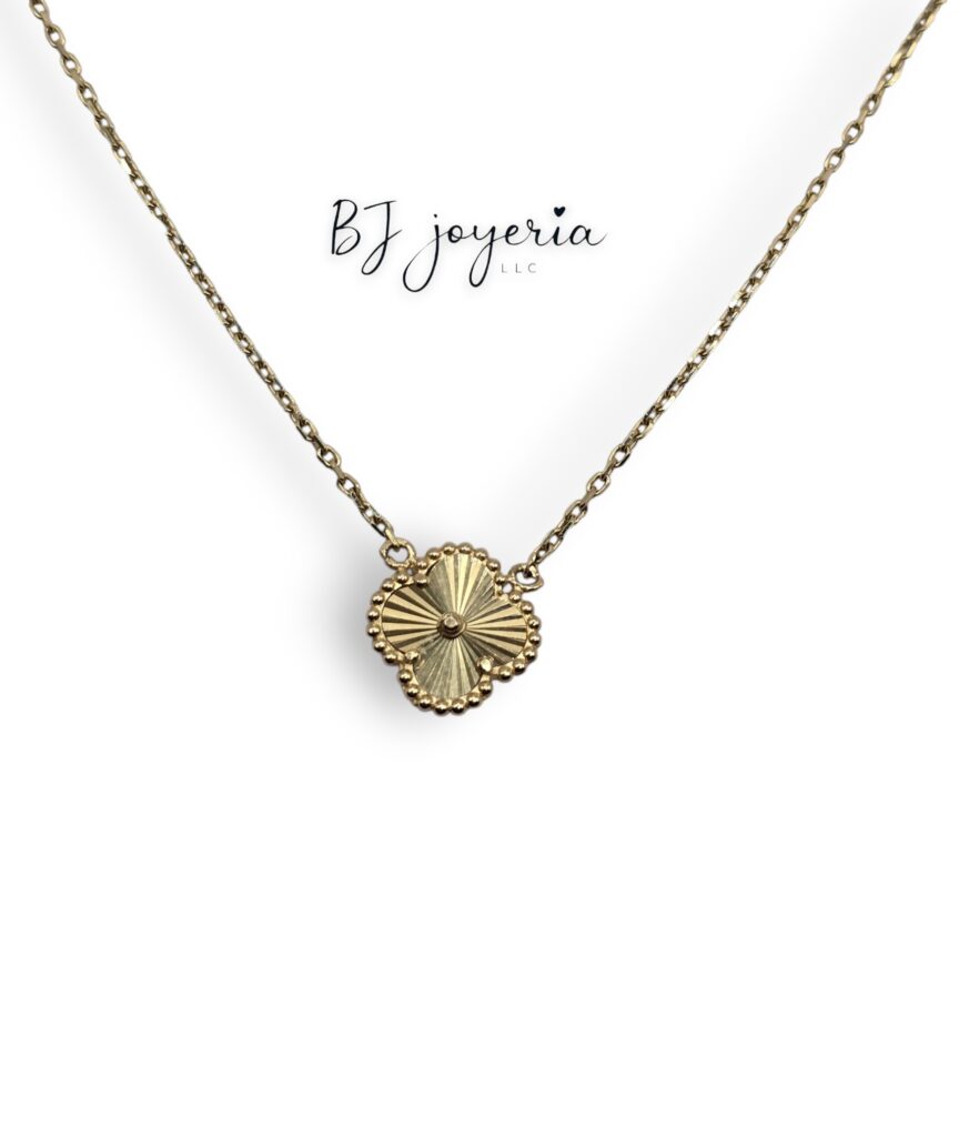 CLOVER CHAIN 17-18.5 INCH (14K) (1190)